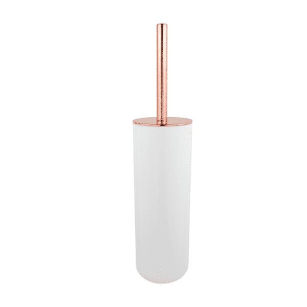 Brosse de toilette en polypropylène haut blanc cuivre