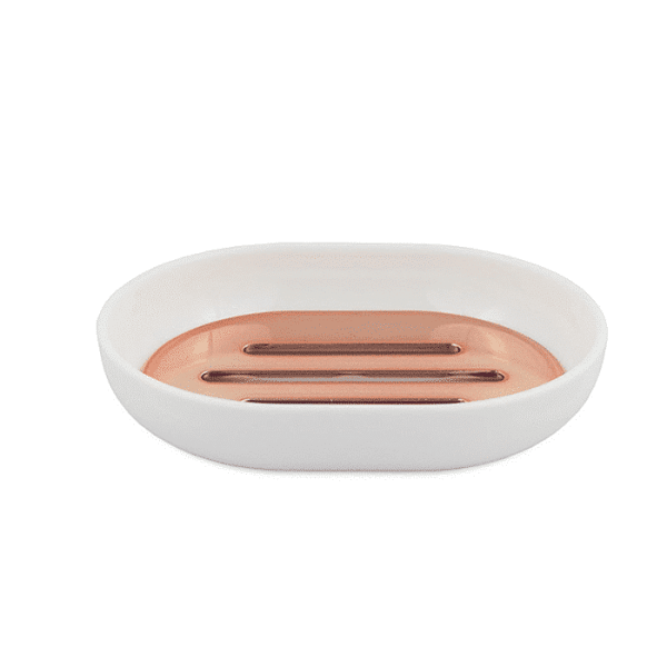 Porte-Savon Haut Blanc Cuivre Pp