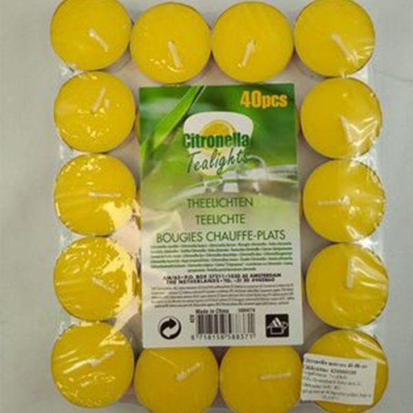 BOUGIES CHAUFFE-PLATS CITRONELLE