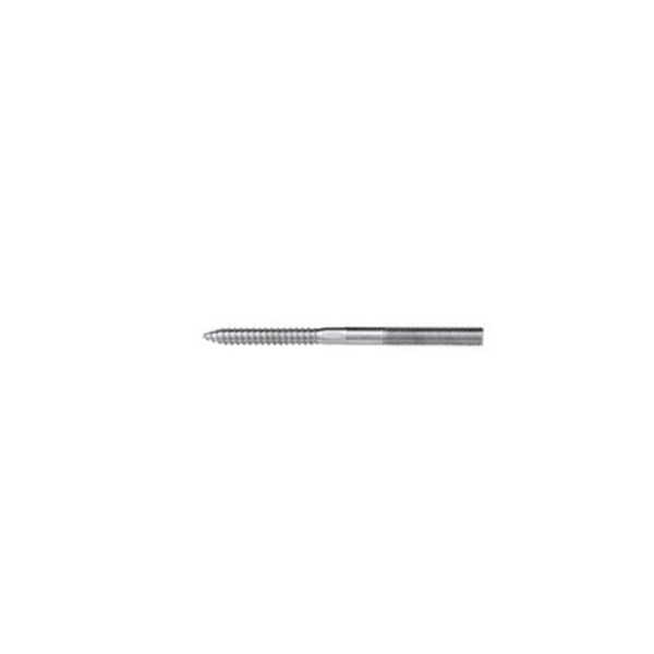 Sachet Vis Double Filletage M10X100 Acier Zingue