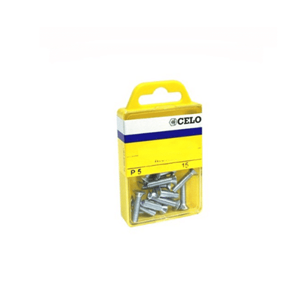 Blister Vismetrique Tete Fraisée M4X25 Mm Zingue