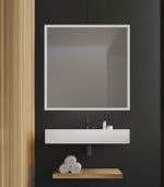 Miroir Belice Bisel Mat 80 X 80 Cm