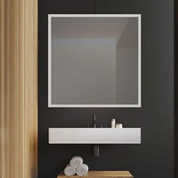 Miroir Belice Bisel Mat 80 X 80 Cm