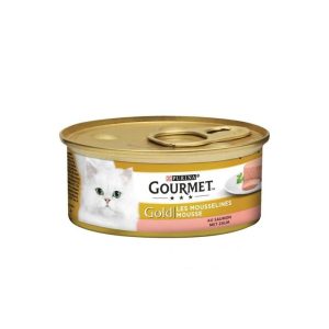 Pat chat gourmet mousselines au saumon 85g