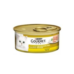 Pat Chat Gourmet Mousselines Au Poulet 85G
