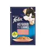 Pochon Félix pour chat au saumon  85 g
