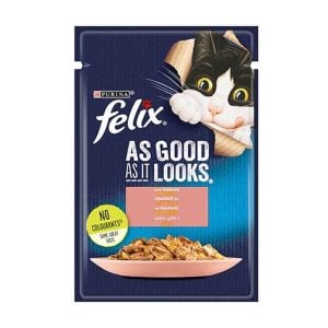 Pochon Félix pour chat au saumon  85 g