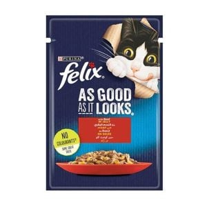 Pochon Chat Felix Boeuf 85Gr
