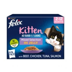 Pochon Chat Felix Junior Poulet 12X85Gr