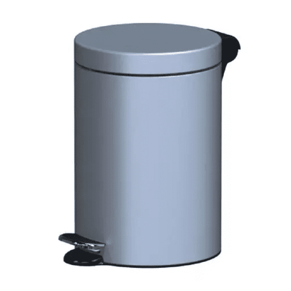 Poubelle À Pédale 3L Gris