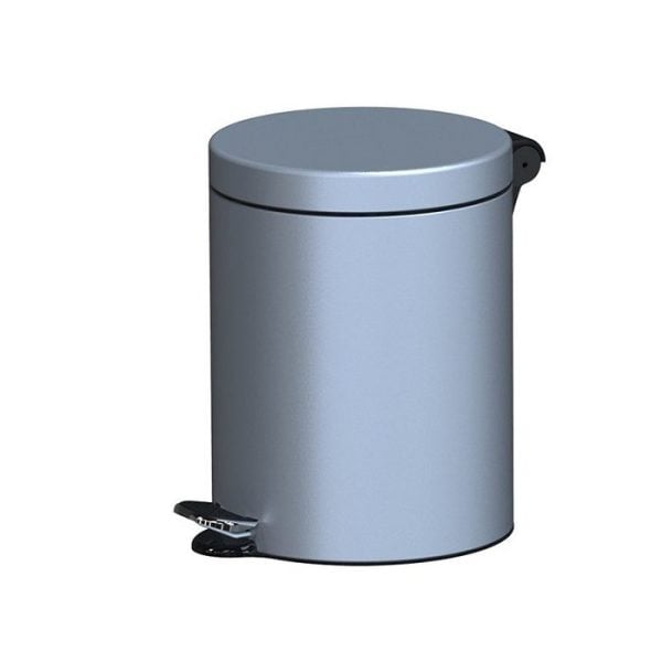 Poubelle À Pédale 5L Gris
