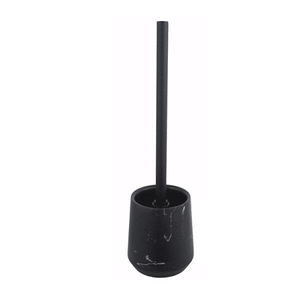 Brosse toilette bazalt noir polyresine