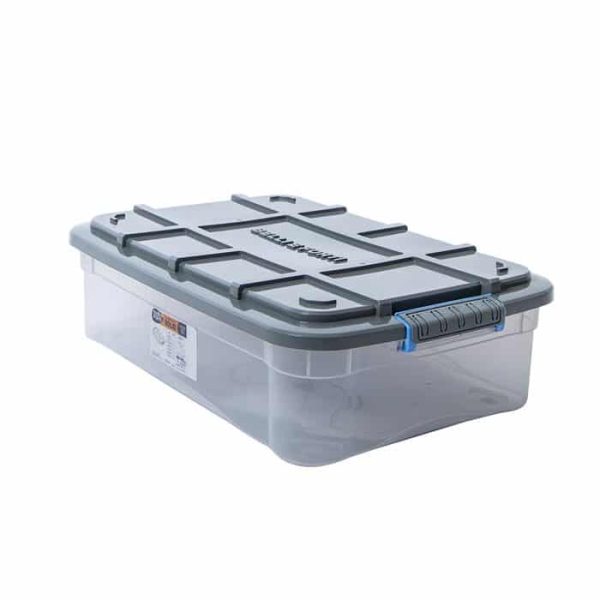 Boîte De Rangement Solid Cargo 20L 58X38,5X15Cm Gris/Transparent