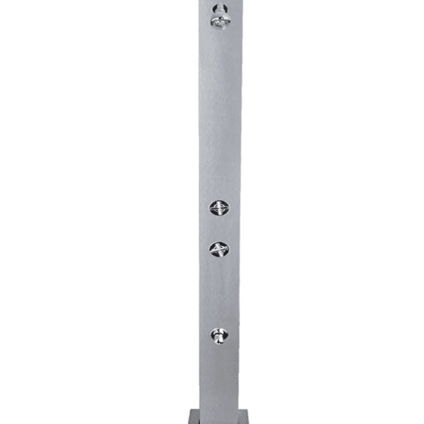 Douche de jardin en acier inoxydable