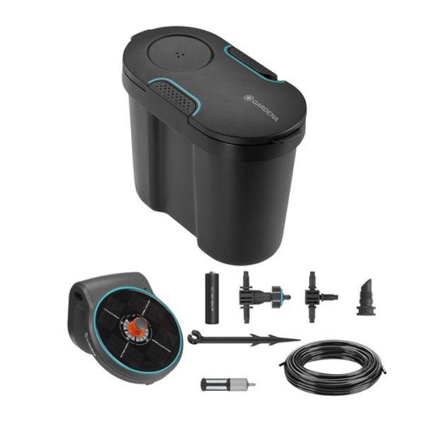 Solution D'Arrosage Automatique Solaire Aquabloom Avec Réserve D'Eau