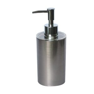 Distributeur de savon lamia en plastique argent mat