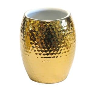 Gobelet karat en céramique dore