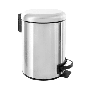 Poubelle À Pédale 3L Chromé