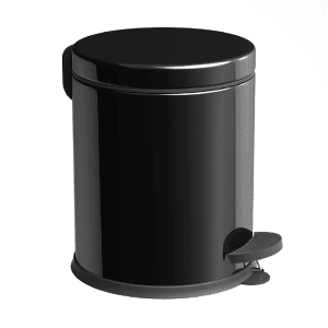 Poubelle À Pédale 3 L Noir
