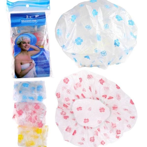 Bonnets De Douche - Lot De 3 Pièces