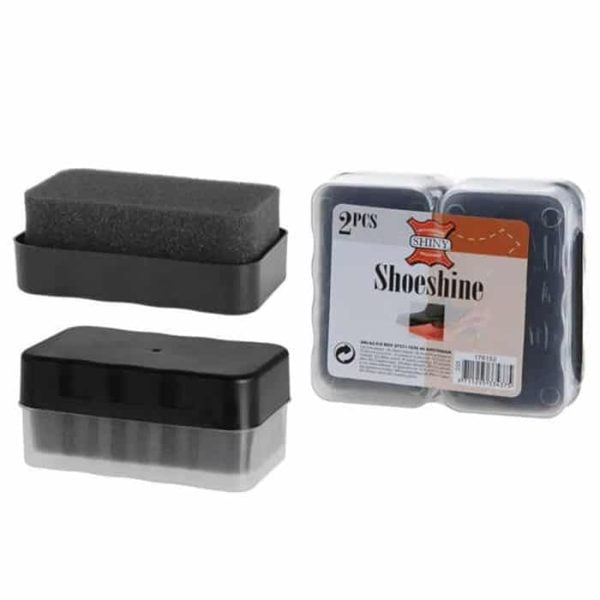 Éponges pour entretien chaussure - lot de 2 pièces