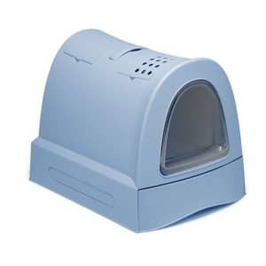Maison De Toilette Pour Chat Gris