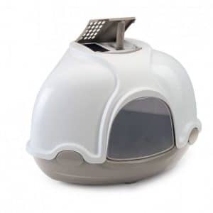 Maison De Toilette Pour Chat Gris - Imac