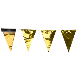 Guirlande de fête - lot de 25 pièces dore