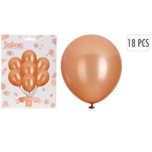 Ballons pour anniversaire - lot de 18 pièces orange