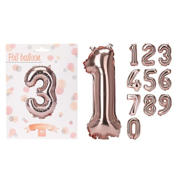 Ballons gonflables en chiffres - 0-9