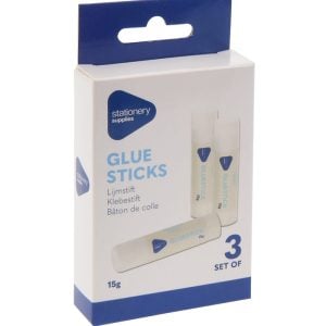Bâton de colle - lot de 3 pièces 15 x 3 g