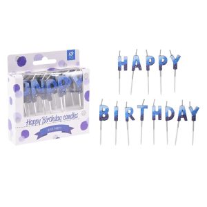 Bougies d'anniversaire happy birthday-lot de 13