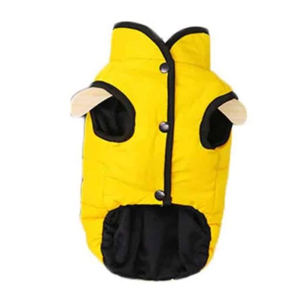 Gilet en coton jaune m