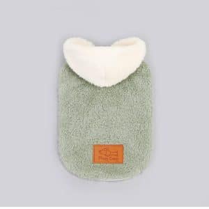 Pull À Capuche En Polaire Vert S