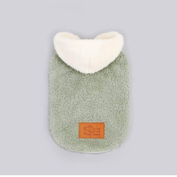 Pull À Capuche En Polaire Vert S