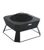 Braséro avec grille carrée 62x62x43,5 cm – Image 4