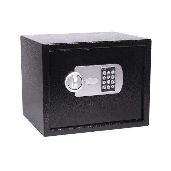 Coffre-Fort Électronique Noir 35X25X25 Cm