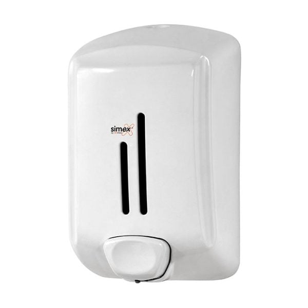 Distributeur De Savon Liquide Blanc 210X90X125Mm