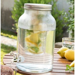 Distributeur de boissons en verre 4 l
