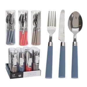 Set De Couverts 12Pcs 3Ass Clr