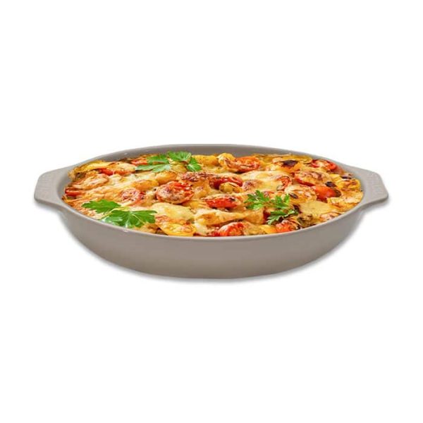 Plat A Four Oval Staub 33,5X23 Cm