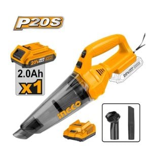 Aspirateur de voiture 20 V 0,5 L avec batterie et chargeur inclus