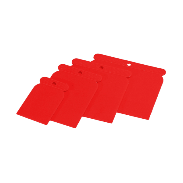 Spatules Plastiques Set De 4 Pièces 40,80,100,120 Mm