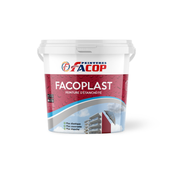 Facoplast D'Étanchéité Oxyde Rouge 20 Kg