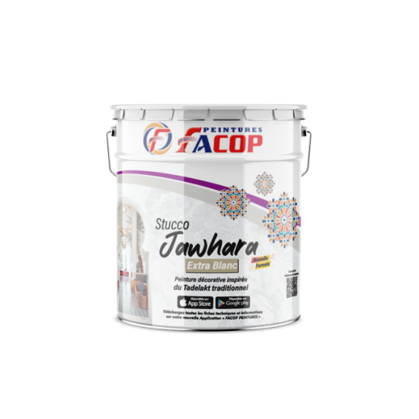 Jawhara Stucco Décorative Extra Blanc 25 Kg