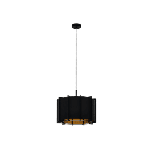 Suspension Noir 1X40W Pineta