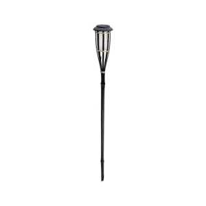 Lampe De Jardin Solaire 65X20X9Cm Noir