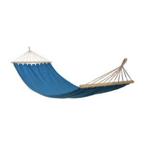 Hamac Avec Barres Bleu 200X80Cm