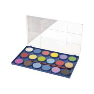 Aquarelles 18 couleurs avec pinceau