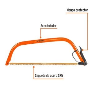 Scie À Archet 76 Cm Tubulaire